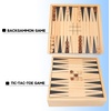 image:imageGSE Games amp Sports Expert Wooden 9in1 Chess Checkers Backgammon Dominoes Chinese Checkers TicTacToe Ludo Playing Cards amp Poker Dice Game Combo Set