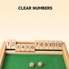 image:imageGSE Games amp Sports Expert Wooden Shut The Box 12 Number Spots Dice Game Board with 2 Wooden Dice Classic Tabletop Game Version of The Popular English Pub or Game Night