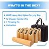 image:imageGSE Games amp Sports Expert Wooden Throwing Game 12 Numbered Block Toss Yard GameKubb Yard Game Set with Carrying Bag for Outdoor Backyard Lawn Park with Family and FriendsNumbered Game Set