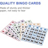 image:imageGSE Jumbo Bingo Game Cards with EasyRead Numbers 50 Reusable Bingo Sheets100pack