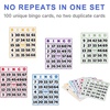 image:imageGSE Jumbo Bingo Game Cards with EasyRead Numbers 50 Reusable Bingo Sheets100pack