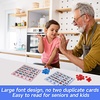 image:imageGSE Jumbo Bingo Game Cards with EasyRead Numbers 50 Reusable Bingo Sheets50pack