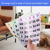 image:imageGSE Jumbo Bingo Game Cards with EasyRead Numbers 50 Reusable Bingo Sheets50pack