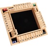 image:imageGSE Games amp Sports Expert 14 Player Wooden Shut The Box Dice Board Game with 8 Dice 4Way 10 Numbered Shut The Box Set of Popular English Pub Board Game  Natural WoodNatural Wood