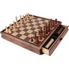 image:imageGSE Games amp Sports Expert 15 Large Wooden 2in1 Chess amp Checkers Board Game Combo Set with Drawer Board Games Chess Checker Set for Kids amp Adults