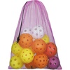 image:imageGSE Games amp Sports Expert 18x12 Purple Mesh Drawstring Bag for Baseballs Softballs Tennis Pickleball Balls Golf Balls Mesh Sports Equipment Bag with Lock for Gym Swim Gear Laundry amp ToysPurple