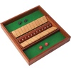image:imageGSE Games amp Sports Expert 2Player Wooden Shut The Box 12 Numbers Dice Game Board with RedBlack Dice Classic Tabletop Version of The Popular English Pub Game