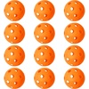 image:imageGSE Games amp Sports Expert Practice Baseballs Plastic Baseballs Training Hollow Airflow Softballs for Pitching Batting Catching for All Skill Levels Several Styles AvailableOrange