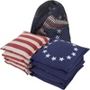 image:imageGSE Games amp Sports Expert Set of 8 Premium Weather Resistant Cornhole Bags Regulation Size and Weight Bean Bags for Cornhole Toss Games Several Styles AvailableBetsy Ross Flag