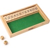 image:imageGSE Games amp Sports Expert Wooden Shut The Box 12 Number Spots Dice Game Board with 2 Wooden Dice Classic Tabletop Game Version of The Popular English Pub or Game Night