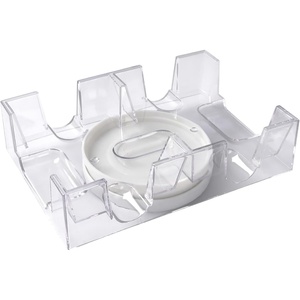 image:imageGSE 2Deck Revolving Canasta Card Tray Canasta Card Holder  Dual Deck 360 Rotating Swivel Holder Smooth Rotation Organizes Deck For Hand amp Foot Rummy UNO Games2Deck
