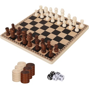 image:imageGSE Games amp Sports Expert 10 Wooden 3in1 Travel Size Chess Checkers Backgammon Board Game Combo Set for Kids amp Adults