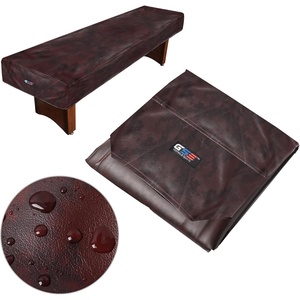 image:imageGSE Games amp Sports Expert 16 Brown HeavyDuty Leatherette Shuffleboard Table Cover for Shuffleboard Table AccessoriesBrown14ft