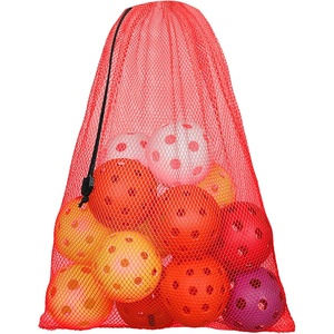 image:imageGSE Games amp Sports Expert 18x12 Purple Mesh Drawstring Bag for Baseballs Softballs Tennis Pickleball Balls Golf Balls Mesh Sports Equipment Bag with Lock for Gym Swim Gear Laundry amp ToysRed