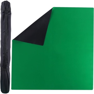 image:imageGSE Games amp Sports Expert 32 x 32 Inches Rubber AntiSlip Playmat Mahjong Dominoes Poker Cards and Board Games Tabletop Cover Mat with Carrying Bag GreenGreen