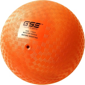 image:imageGSE Games amp Sports Expert 578510 Inflatable Playground Ball Kickball Bouncy Dodge Ball Handball for KidAdult Perfect for Recess Ball Games Gym Yoga Exercises Schools Sports ActivitiesOrange