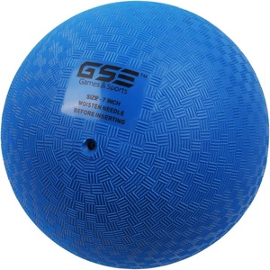 image:imageGSE Games amp Sports Expert 578510 Inflatable Playground Ball Kickball Bouncy Dodge Ball Handball for KidAdult Perfect for Recess Ball Games Gym Yoga Exercises Schools Sports ActivitiesBlue