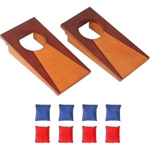 image:imageGSE Games amp Sports Expert Mini 10x5 Tabletop Cornhole Toss Game Set with 8 Bean Bags Wooden Desktop Cornhole Game for Office Desk Home Parties Travel Fun