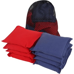 image:imageGSE Games amp Sports Expert Set of 8 Premium Weather Resistant Cornhole Bags Regulation Size and Weight Bean Bags for Cornhole Toss Games Several Styles AvailableRed  Blue