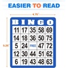 image:imageGSE Bingo Game Cards with EasyRead Numbers 100 Reusable Paper Bingo Sheets Set100pack