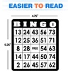 image:imageGSE Bingo Game Cards with EasyRead Numbers 100 Reusable Paper Bingo Sheets Set18pack