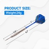 image:imageGSE Games amp Sports Expert 12 Pcs of 1824 Grams Steel Tip Darts Professional Darts Metal Tip Set Metal Darts for Dartboard with Extra Flights Dart Sharpener amp Storage Bag24 Grams12Pack