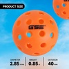 image:imageGSE Games amp Sports Expert 12Pack Outdoor Pickleball Balls Set USAPA Standard 40 Holes Pickle Balls Pickleballs Outdoor Competition Balls Ideal for All Skill Levels Several Colors AvailableOrange
