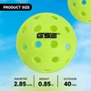 image:imageGSE Games amp Sports Expert 12Pack Outdoor Pickleball Balls Set USAPA Standard 40 Holes Pickle Balls Pickleballs Outdoor Competition Balls Ideal for All Skill Levels Several Colors AvailableGreen