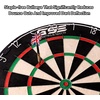 image:imageGSE Games amp Sports Expert 18 Professional Tournament Official Bristle Dartboard with 100 StapleFree Bullseye amp UltraThin Razor Wire Spider AAA Grade Africa SelfHealing Sisal Fibers