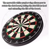 image:imageGSE Games amp Sports Expert 18 Professional Tournament Official Bristle Dartboard with 100 StapleFree Bullseye amp UltraThin Razor Wire Spider AAA Grade Africa SelfHealing Sisal Fibers