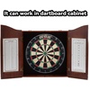 image:imageGSE Games amp Sports Expert 18 Regulation Size Steel Tip Dartboard Game Set Excellent BristleSisal Paper Baseball Bullseye Dart Board Game Set Several Styles AvailablePro Bristle Dartboard with 6 Darts