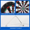 image:imageGSE Games amp Sports Expert 18 Regulation Size Steel Tip Dartboard Game Set Excellent BristleSisal Paper Baseball Bullseye Dart Board Game Set Several Styles Available2in1 Flocking BullseyeDart Board Set