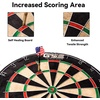 image:imageGSE Games amp Sports Expert 18 Regulation Size Steel Tip Dartboard Game Set Excellent BristleSisal Paper Baseball Bullseye Dart Board Game Set Several Styles AvailablePro Bristle Dartboard with 6 Darts