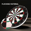image:imageGSE Games amp Sports Expert 18 Regulation Size Steel Tip Dartboard Game Set Excellent BristleSisal Paper Baseball Bullseye Dart Board Game Set Several Styles Available2in1 Flocking BullseyeDart Board Set