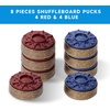 image:imageGSE Games amp Sports Expert 218 or 2516 Shuffleboard Pucks Set of 8 for Shuffleboard Table Accessories ChromeBronzeBronze  2516