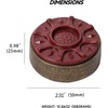 image:imageGSE Games amp Sports Expert 218 or 2516 Shuffleboard Pucks Set of 8 for Shuffleboard Table Accessories ChromeBronzeBronze  2516