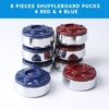 image:imageGSE Games amp Sports Expert 218 or 2516 Shuffleboard Pucks Set of 8 for Shuffleboard Table Accessories ChromeBronzeChrome  2516