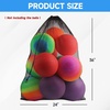image:imageGSE Games amp Sports Expert 24x3630x40 XLarge Mesh Sports Equipment Drawstring Bag for Soccers Basketballs FootballsBlack