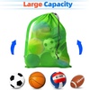image:imageGSE Games amp Sports Expert 24x3630x40 XLarge Mesh Sports Equipment Drawstring Bag for Soccers Basketballs FootballsGreen