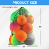 image:imageGSE Games amp Sports Expert 24x3630x40 XLarge Mesh Sports Equipment Drawstring Bag for Soccers Basketballs FootballsGreen