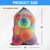 image:imageGSE Games amp Sports Expert 24x3630x40 XLarge Mesh Sports Equipment Drawstring Bag for Soccers Basketballs FootballsGrey