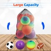 image:imageGSE Games amp Sports Expert 24x3630x40 XLarge Mesh Sports Equipment Drawstring Bag for Soccers Basketballs FootballsGrey