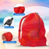 image:imageGSE Games amp Sports Expert 24x3630x40 XLarge Mesh Sports Equipment Drawstring Bag for Soccers Basketballs FootballsRed