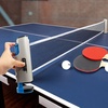 image:imageGSE Games amp Sports Expert Adjustable Retractable Ping Pong Net Set amp Post Professional Table Tennis Rackets and Balls Net with Posts and Storage Bag  Pingpong Paddle and Game Table Accessories  AdjustableGrey Net