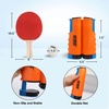 image:imageGSE Games amp Sports Expert Adjustable Retractable Ping Pong Net Set amp Post Professional Table Tennis Rackets and Balls Net with Posts and Storage Bag  Pingpong Paddle and Game Table Accessories  AdjustableTable Tennis SetOrange