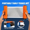 image:imageGSE Games amp Sports Expert Adjustable Retractable Ping Pong Net Set amp Post Professional Table Tennis Rackets and Balls Net with Posts and Storage Bag  Pingpong Paddle and Game Table Accessories  AdjustableOrange Net