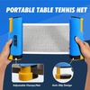 image:imageGSE Games amp Sports Expert Adjustable Retractable Ping Pong Net Set amp Post Professional Table Tennis Rackets and Balls Net with Posts and Storage Bag  Pingpong Paddle and Game Table Accessories  AdjustableBlue Net