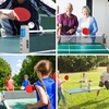 image:imageGSE Games amp Sports Expert Adjustable Retractable Ping Pong Net Set amp Post Professional Table Tennis Rackets and Balls Net with Posts and Storage Bag  Pingpong Paddle and Game Table Accessories  AdjustableOrange Net