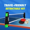 image:imageGSE Games amp Sports Expert Adjustable Retractable Ping Pong Net Set amp Post Professional Table Tennis Rackets and Balls Net with Posts and Storage Bag  Pingpong Paddle and Game Table Accessories  AdjustableBlack Net