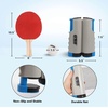 image:imageGSE Games amp Sports Expert Adjustable Retractable Ping Pong Net Set amp Post Professional Table Tennis Rackets and Balls Net with Posts and Storage Bag  Pingpong Paddle and Game Table Accessories  AdjustableTable Tennis SetGrey